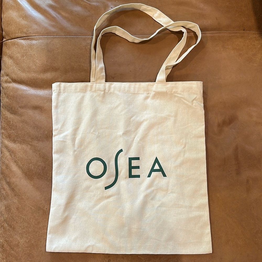 NWT - OSEA Cotton Tote Bag - Cream/Beige